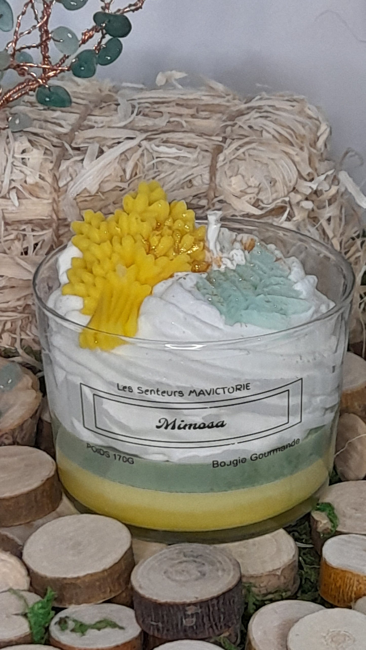 BOUGIE GOURMANDE MIMOSA