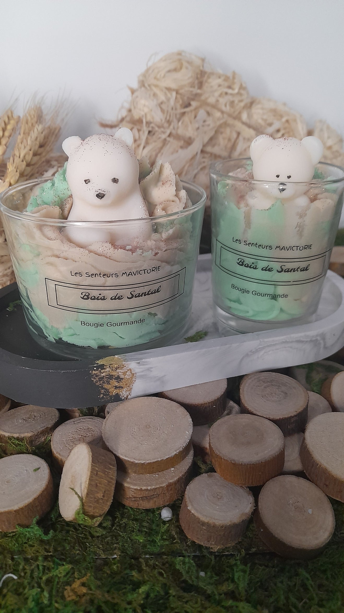 BOUGIE GOURMANDE BOIS DE SANTAL