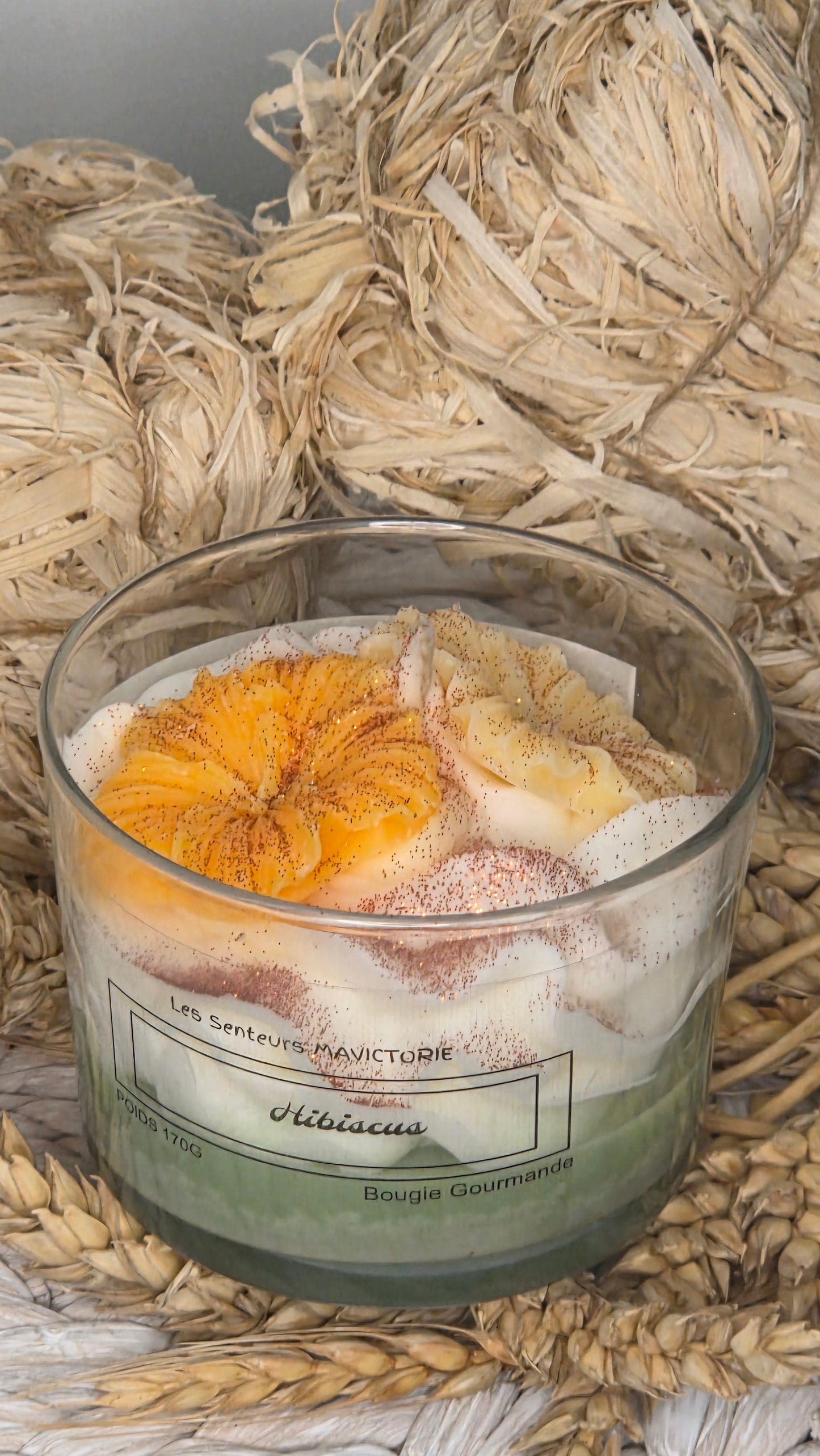 BOUGIE GOURMANDE HIBISCUS