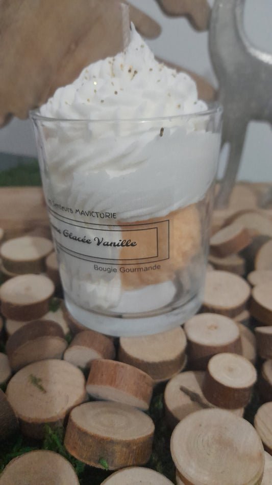 BOUGIE GOURMANDE CREME GLACEE VANILLE
