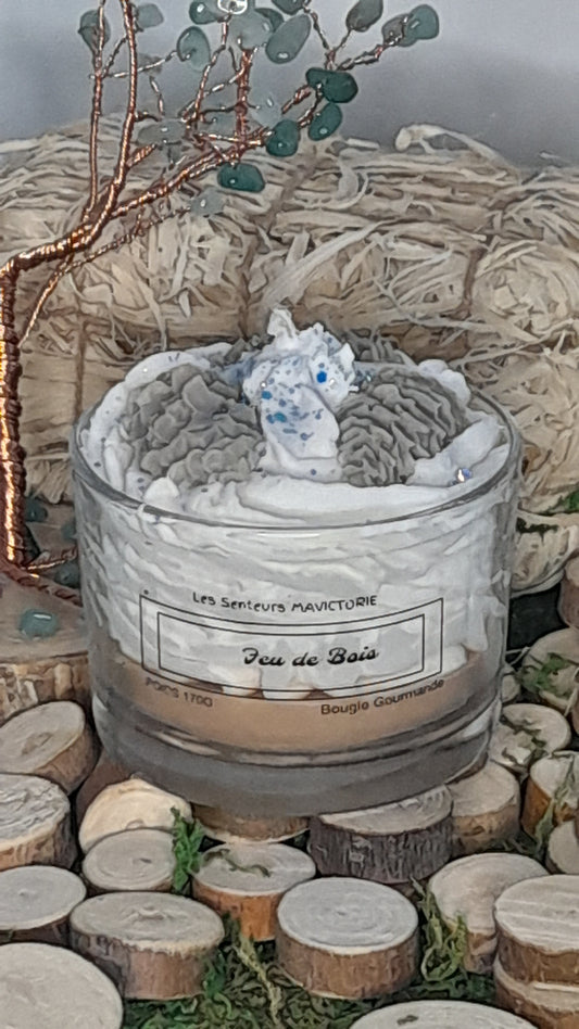 BOUGIE GOURMANDE FEU DE BOIS