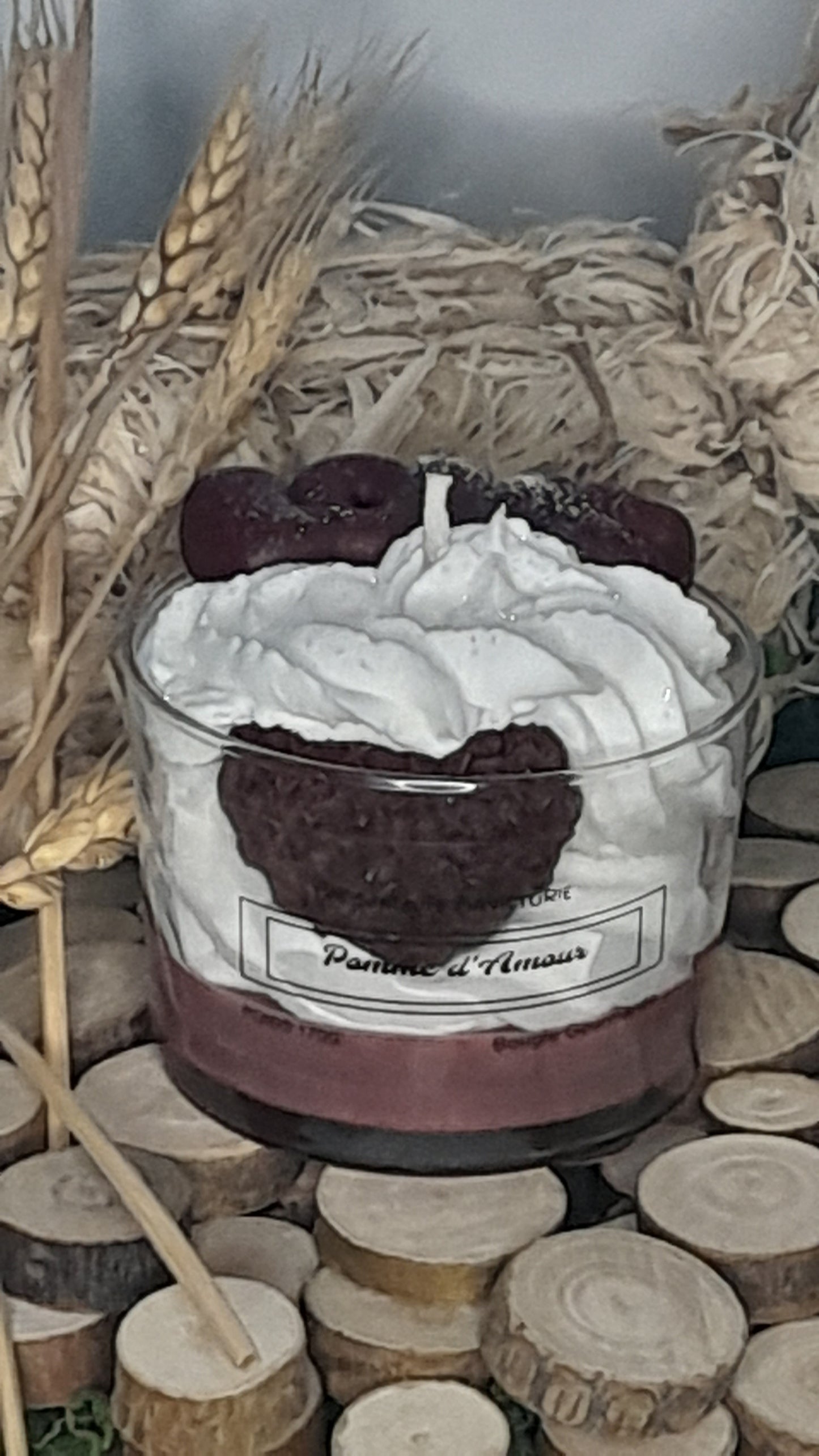 BOUGIE GOURMANDE POMME D'AMOUR