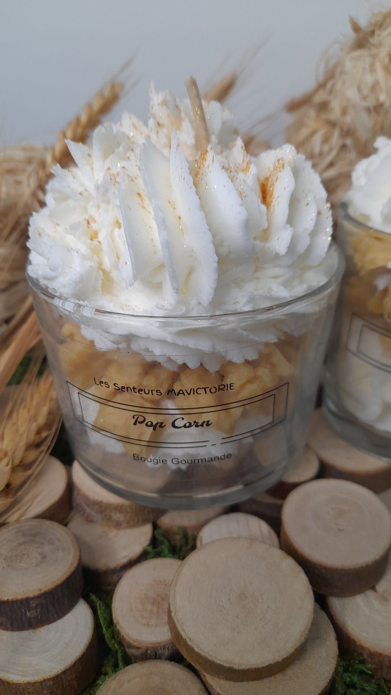 BOUGIE GOURMANDE POP CORN