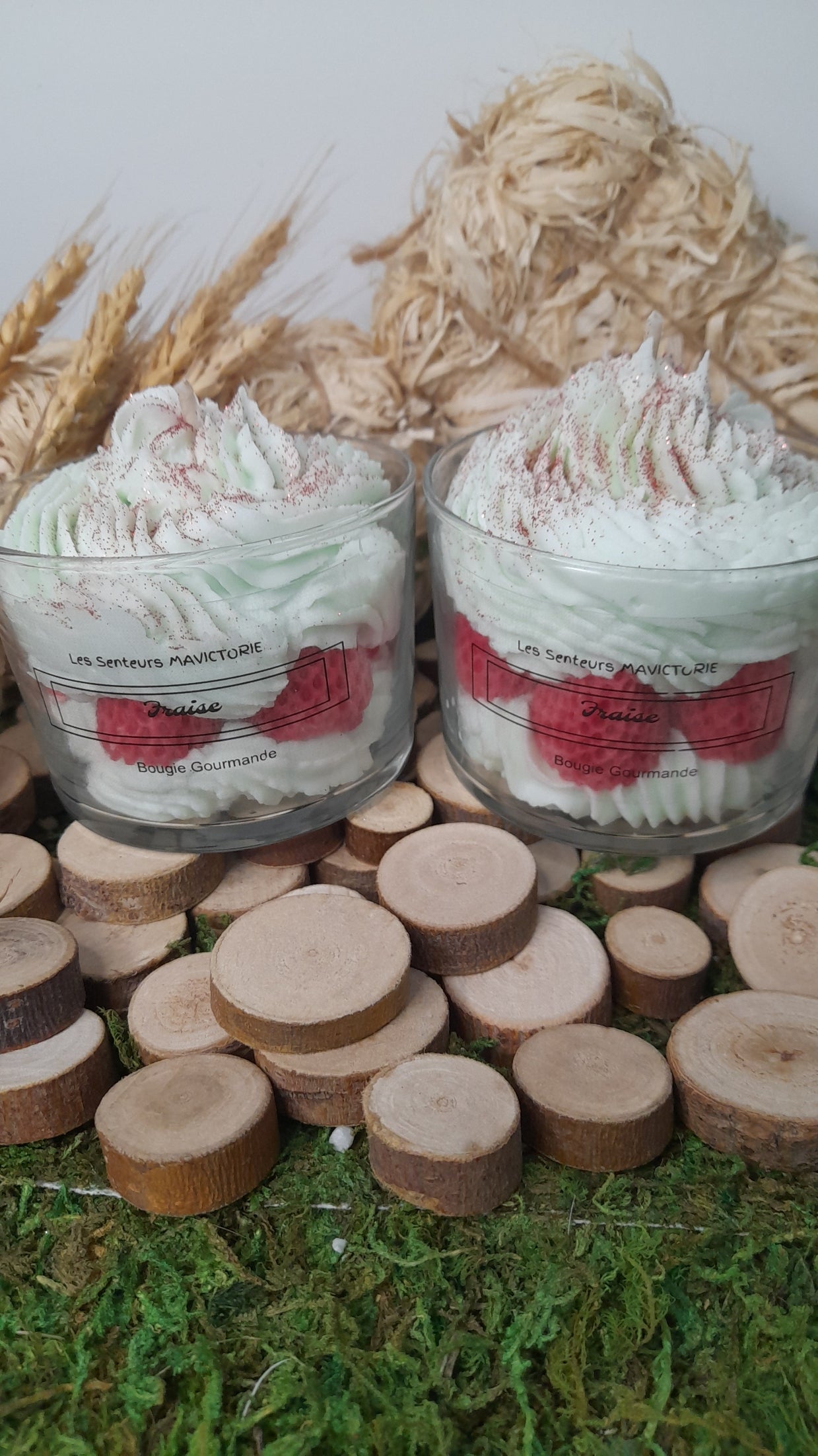 BOUGIE GOURMANDE FRAISE