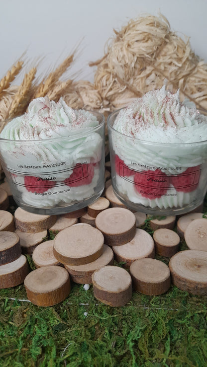BOUGIE GOURMANDE FRAISE