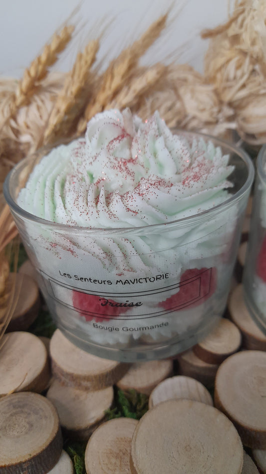 BOUGIE GOURMANDE FRAISE
