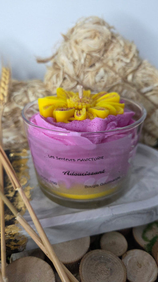 BOUGIE GOURMANDE ADOUCISSANT
