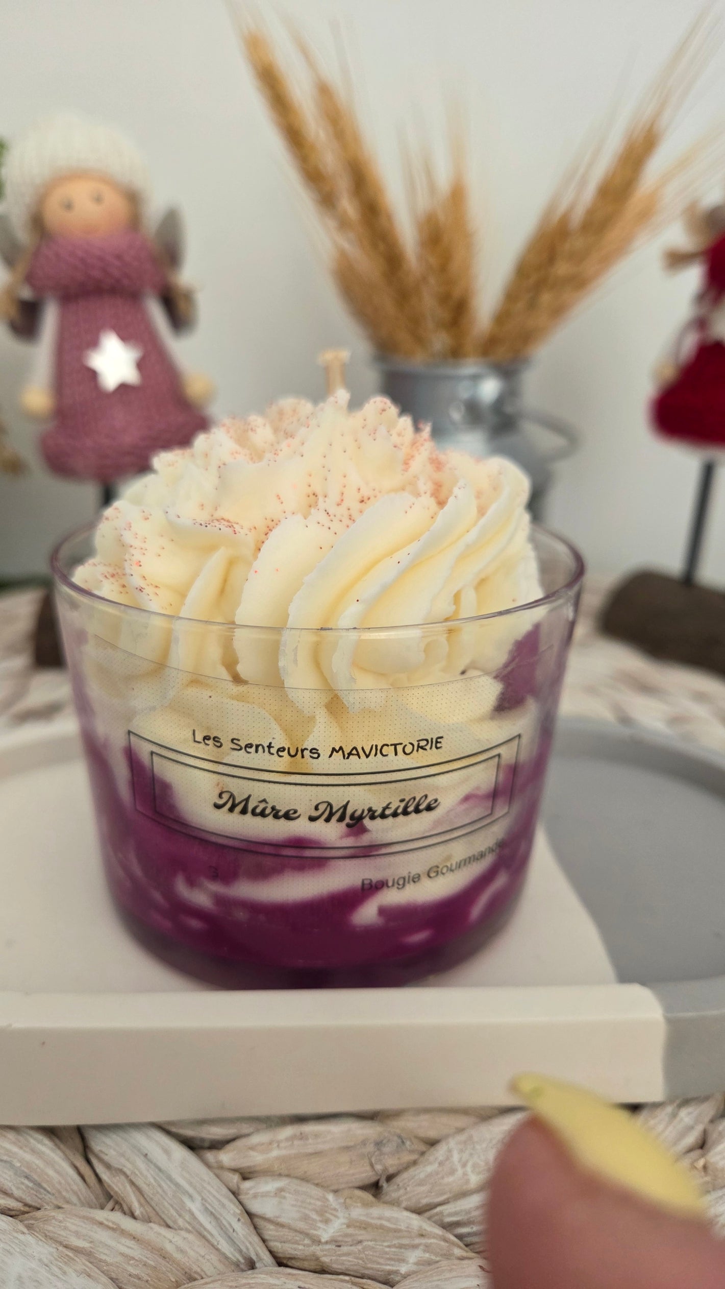 BOUGIE GOURMANDE MURE MYRTILLE
