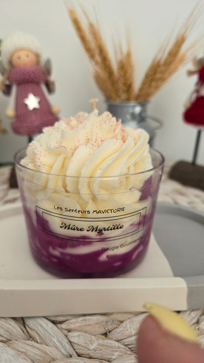 BOUGIE GOURMANDE MURE MYRTILLE