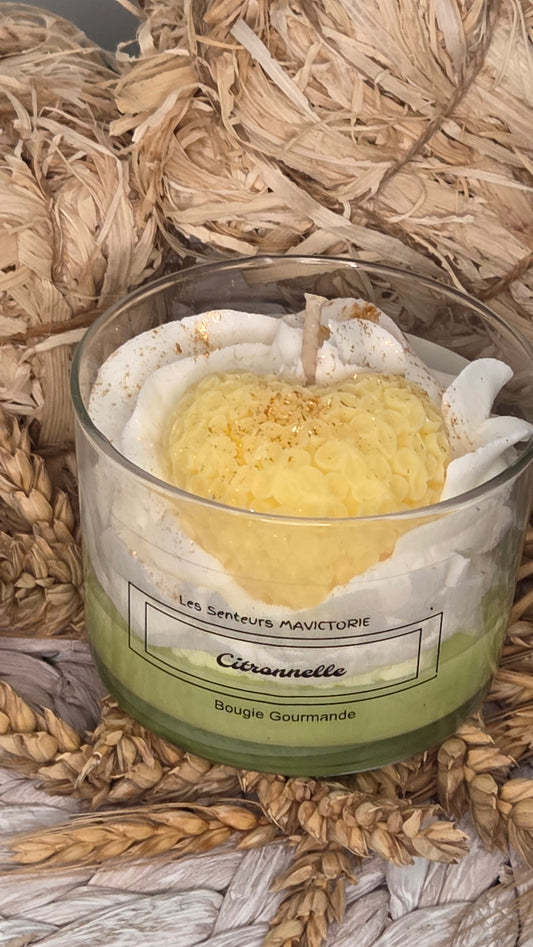 BOUGIE GOURMANDE CITRONNELLE