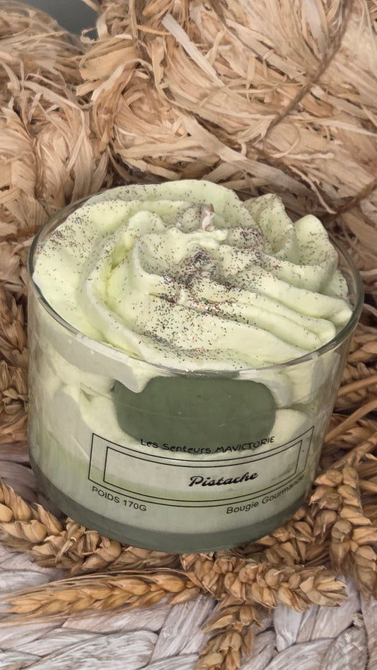 BOUGIE GOURMANDE PISTACHE