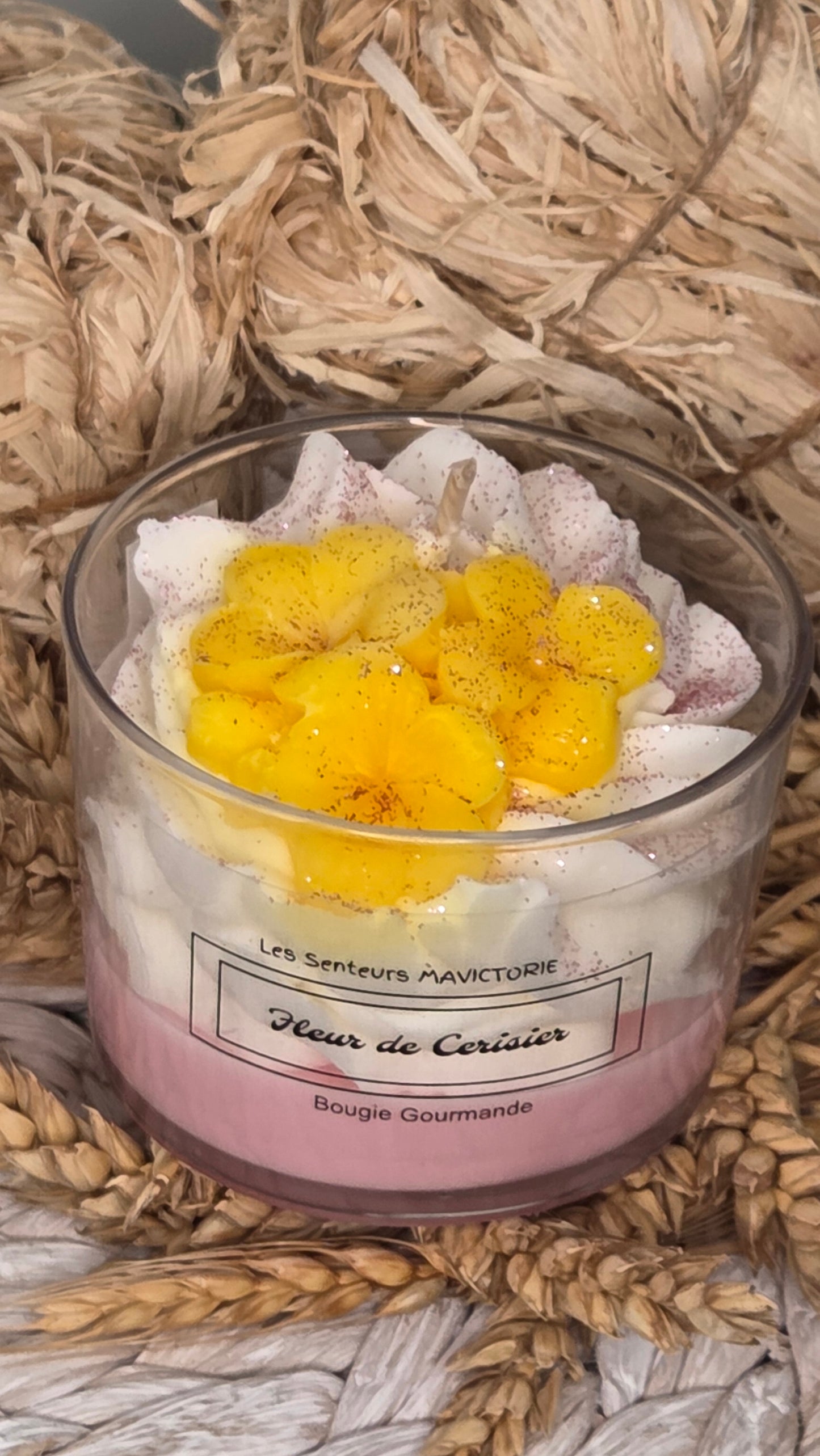 BOUGIE GOURMANDE FLEUR DE CERISIER
