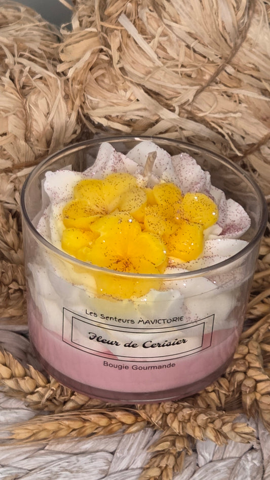 BOUGIE GOURMANDE FLEUR DE CERISIER
