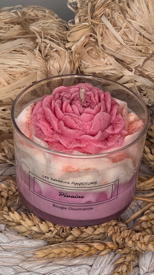 BOUGIE GOURMANDE PIVOINE