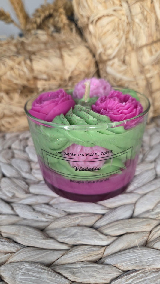 BOUGIE GOURMANDE VIOLETTE