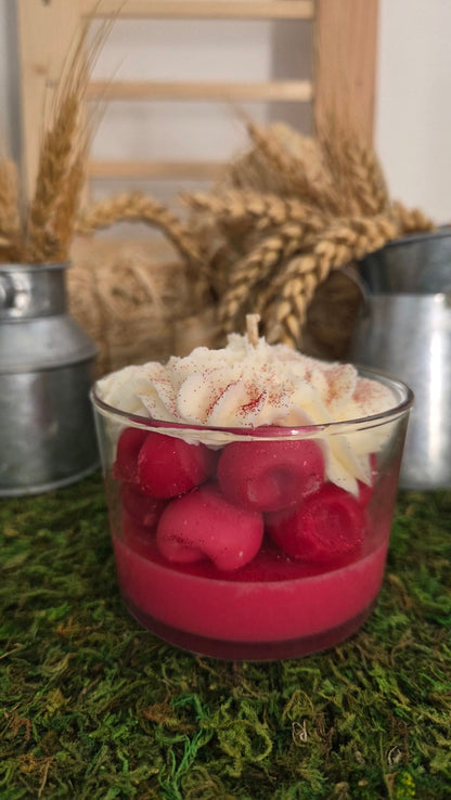 BOUGIE GOURMANDE CERISE NOIRE EXPLOSIVE