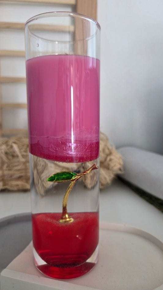 BOUGIE GEL CERISE NOIRE EXPLOSIVE