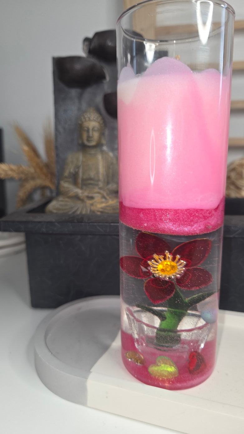 BOUGIE GEL ROSE DES JARDINS